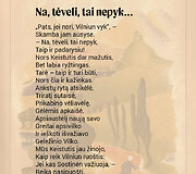 Kazys Binkis &bdquo;Keistutis pas Gediminą&ldquo;, &scaron;ių dienų pasaka. Iliustracijos dailininko Liudo Vilimo. I&scaron;leista 1940 m. vasario 16 d. Kaune.