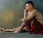 M.Syrko fotoprojekto &bdquo;Skulptūrinis&ldquo; herojus &ndash; Ilja