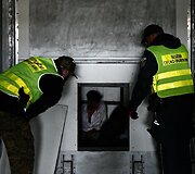 Sulaikyti nelegalūs migrantrai