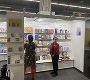 Pokalbiai Ukrainos stende Frankfurto knygų mugėje