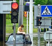 Didžiulė liūtis skandino Minską
