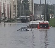 Didžiulė liūtis skandino Minską