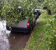 Audros padariniai Verkių gatvėje 23, Vilnius