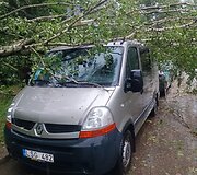 Audros padariniai Verkių gatvėje 23, Vilnius