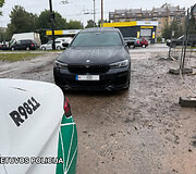 Policijos sulaikyti automobiliai