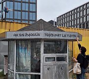 Dovydo Laurinaičio performansas &bdquo;Ar &scaron;is žmogus toks pat lietuvis kaip tu?&ldquo;