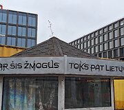 Dovydo Laurinaičio performansas &bdquo;Ar &scaron;is žmogus toks pat lietuvis kaip tu?&ldquo;