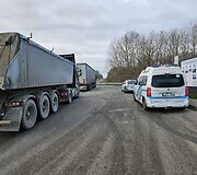 Reido metu pareigūnai tikrino stambiagabaričių automobilių vairuotojus