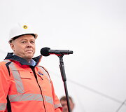 M. K. Čiurlionio koncertų centro statybvietėje įkasta simbolinė kapsulė