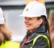 M. K. Čiurlionio koncertų centro statybvietėje įkasta simbolinė kapsulė