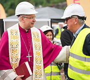 M. K. Čiurlionio koncertų centro statybvietėje įkasta simbolinė kapsulė