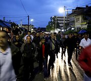 Kumanovo miestas po pasibaigusios operacijos prie&scaron; numanomą ginkluotą albanų grupuotę