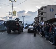 Kumanovo miestas po pasibaigusios operacijos prie&scaron; numanomą ginkluotą albanų grupuotę