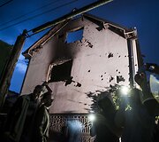 Kumanovo miestas po pasibaigusios operacijos prie&scaron; numanomą ginkluotą albanų grupuotę