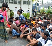 Nelegalūs imigrantai i&scaron; Banglade&scaron;o ir Mianmaro