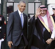 Barakas Obama su Saudo Arabijos atstovu Mohammed bin Nayef