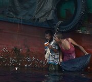 Prie Tailando krantų pastebėtas dreifuojantis laivas pilnas nelegalių imigrantų