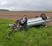 &bdquo;Peugeot&ldquo; avarija Lumpėnuose