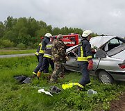 &bdquo;Peugeot&ldquo; avarija Lumpėnuose