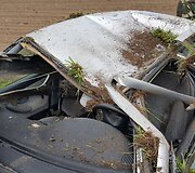 &bdquo;Peugeot&ldquo; avarija Lumpėnuose