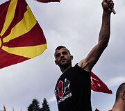 Makedoniečiai protestuose reikalauja ministro pirmininko atsistatydinimo