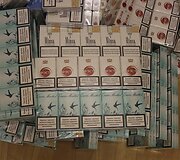 Lazdijuose sulaikyta cigarečių kontrabanda 