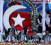 &bdquo;Hamas&ldquo; lyderiai per ceremoniją