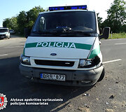 Avarija pasibaigusios dviejų chuligani&scaron;kų motociklininkų gaudynės Alytuje