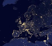 Europa naktį