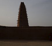 Minaretas Agadezo mietse