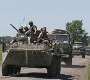Ukrainos kariai Donecko regione