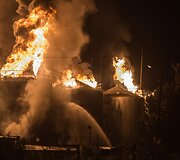 Kijevo apylinkėse degalų saugykloje po sprogimo kilusiame gaisre žuvo keli žmonės