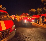 Kijevo apylinkėse degalų saugykloje po sprogimo kilusiame gaisre žuvo keli žmonės