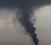 Gaisro dūmai Kijeve