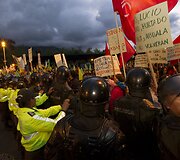 Protestai Ekvadore