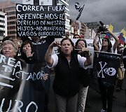 Protestai Ekvadore