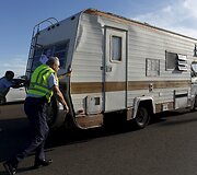 Savanorių senjorų policija San Diege Kalifornijoje