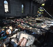 Įtariama padegta Duonos ir Žuvies Padauginimo bažnyčia Tabhoje