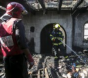 Įtariama padegta Duonos ir Žuvies Padauginimo bažnyčia Tabhoje