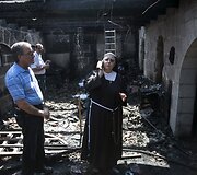 Įtariama padegta Duonos ir Žuvies Padauginimo bažnyčia Tabhoje