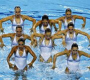Ispanijos sinchronizuoto plaukimo komanda Europos žaidynėse Baku