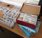 Batų dėžėse slėpta cigarečių kontrabanda