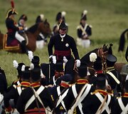 Vaterlo mū&scaron;io inscenizacija Belgijoje