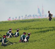 Vaterlo mū&scaron;io inscenizacija Belgijoje