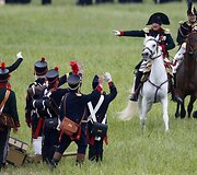 Vaterlo mū&scaron;io inscenizacija Belgijoje
