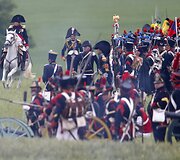Vaterlo mū&scaron;io inscenizacija Belgijoje