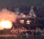 Vaterlo mū&scaron;io inscenizacija Belgijoje