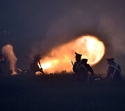 Vaterlo mū&scaron;io inscenizacija Belgijoje