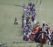 Vaterlo mū&scaron;io inscenizacija Belgijoje