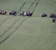 Vaterlo mū&scaron;io inscenizacija Belgijoje